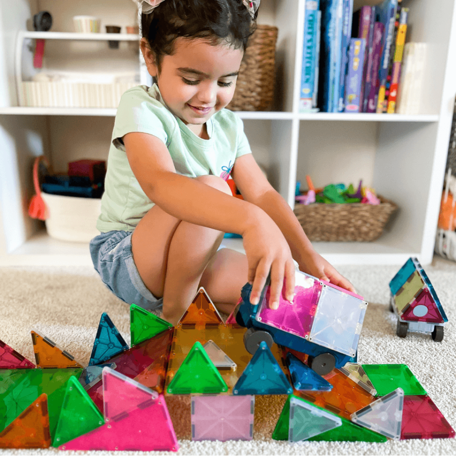 Klocki Magnetyczne Grand Prix 50 el. / Magna-Tiles