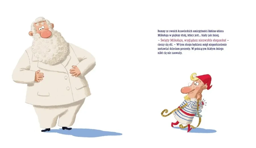 Strój dla Świętego Mikołaja / Wydawnictwo Zielona Sowa