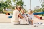 Torba do wózka Mommy Club Signature Teddy White / Childhome