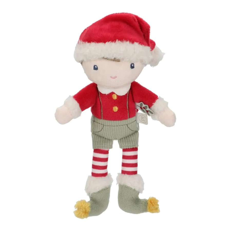 Świąteczny zestaw z książeczką i lalką Jim X-MAS / Little Dutch