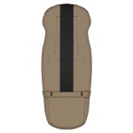 Regulowany śpiwór z torbą GrowUP Aspen 0-36m latte / Zaffiro