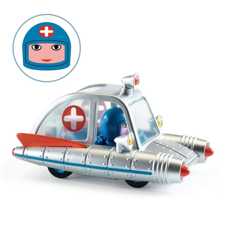 Autko CRAZY MOTORS - SPACE AMBULANCE / Djeco