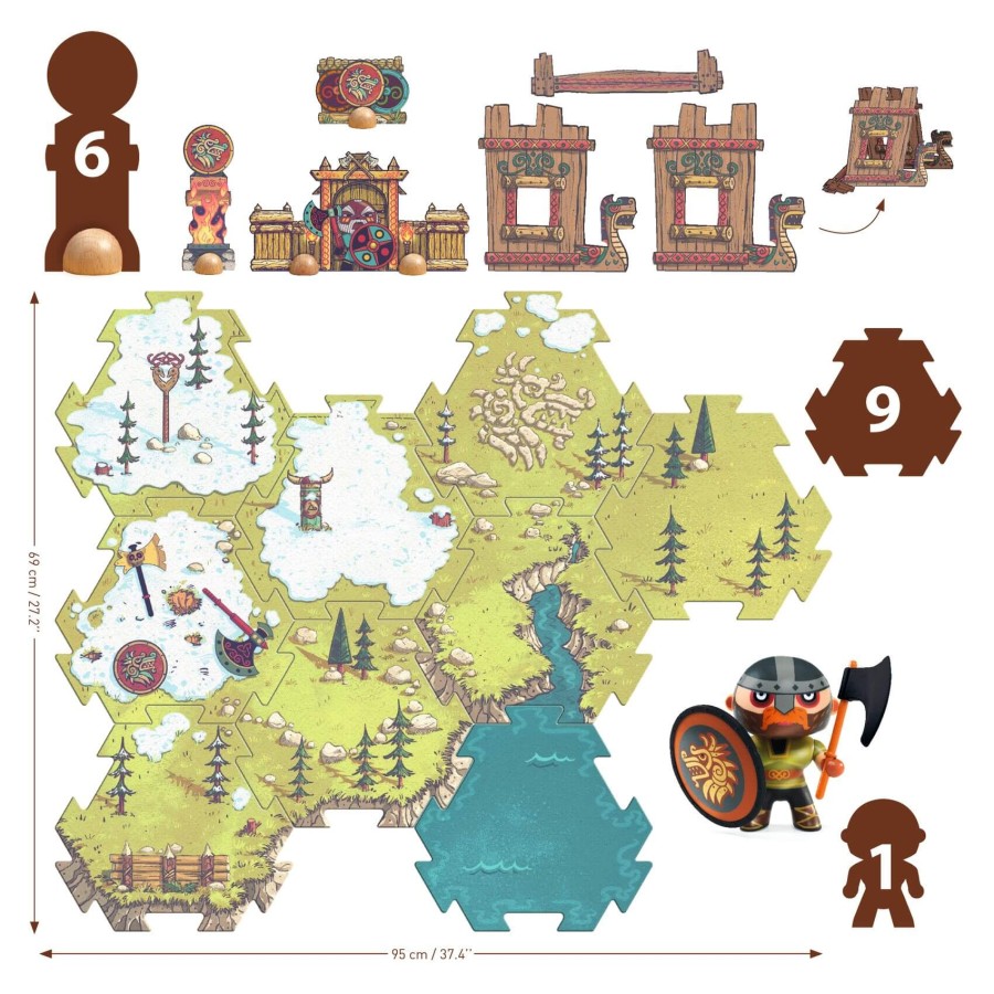 Puzzle tekturowe Arty toys - BARBARIOUS / Djeco