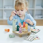 Gra do nauki kolorów i liczb Dino, 36m+ / TOPBRIGHT