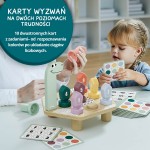 Gra do nauki kolorów i liczb Dino, 36m+ / TOPBRIGHT