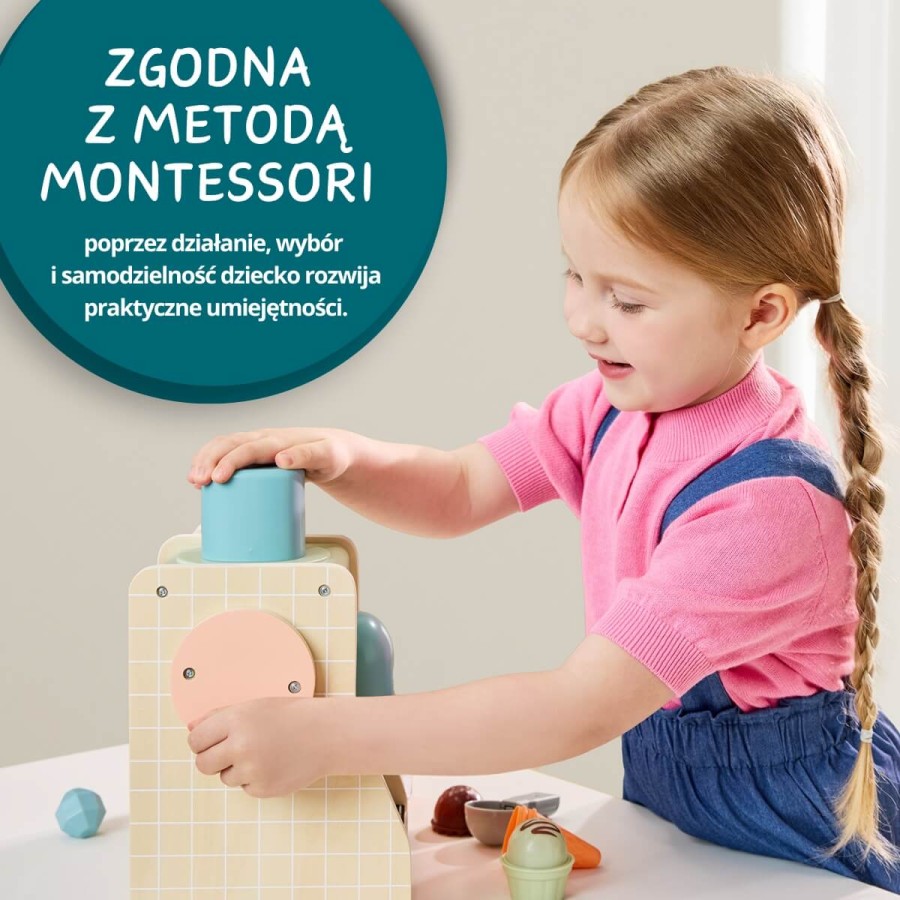 Zabawka edukacyjna duża lodziarnia, 3+ / TOPBRIGHT