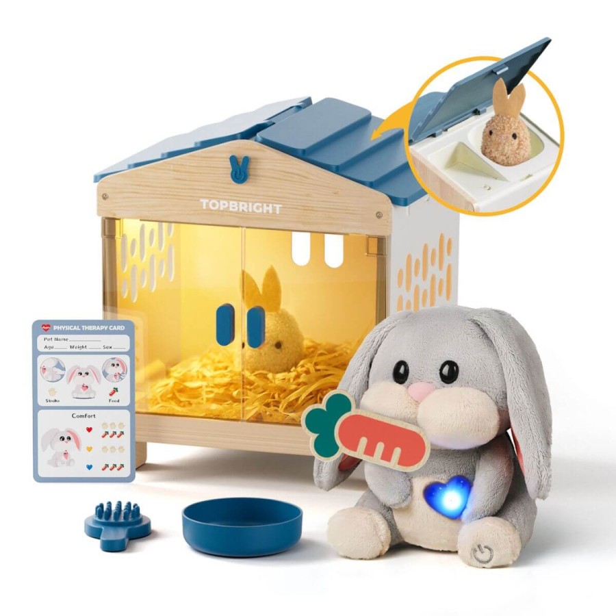 Zabawka interaktywna Mummy Bunny, 36m+ / TOPBRIGHT
