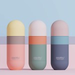 Butelka termiczna Orb, 420 ml - pastelowy brzoskwiniowy / Asobu