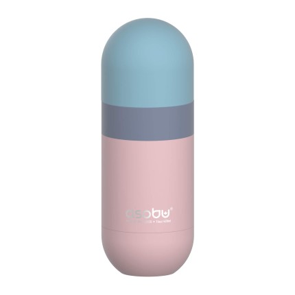 Butelka termiczna Orb, 420 ml - pastelowy różowy / Asobu