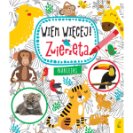 Wiem więcej. Zwierzęta - kolorowanki z naklejkami / Wydawnictwo Wilga