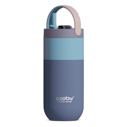 Butelka termiczna Orbit, 900 ml - pastelowy niebieski / Asobu