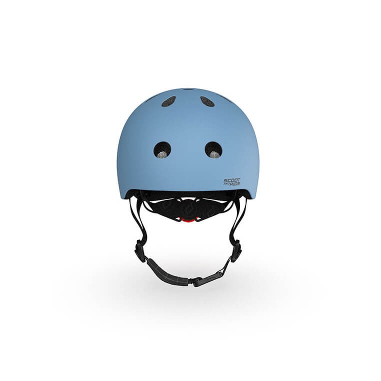 Kask M-L starszych dzieci i nastolatków Steel / Scoot&Ride