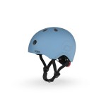 Kask M-L starszych dzieci i nastolatków Steel / Scoot&Ride