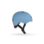 Kask M-L starszych dzieci i nastolatków Steel / Scoot&Ride