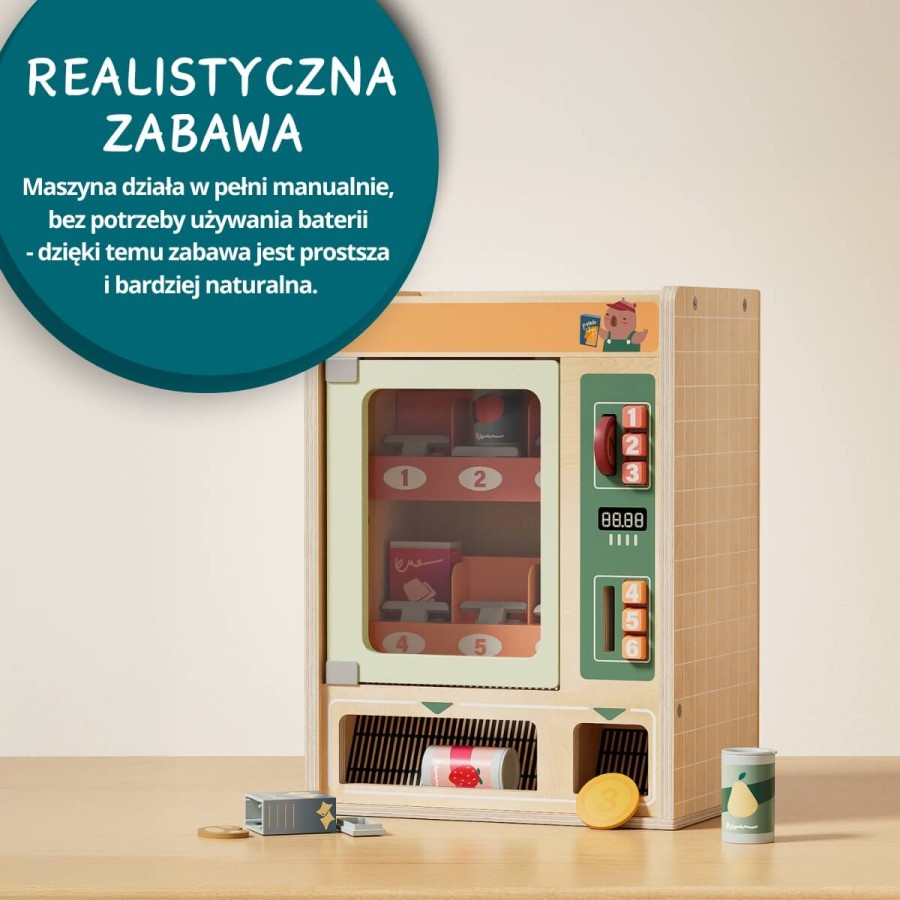 Drewniany automat sprzedający Shop&Go 36m+ / TOPBRIGHT