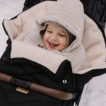 Regulowany śpiwór z torbą GrowUP Aspen 0-36m black / Zaffiro