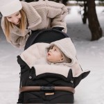 Regulowany śpiwór z torbą GrowUP Aspen 0-36m black / Zaffiro