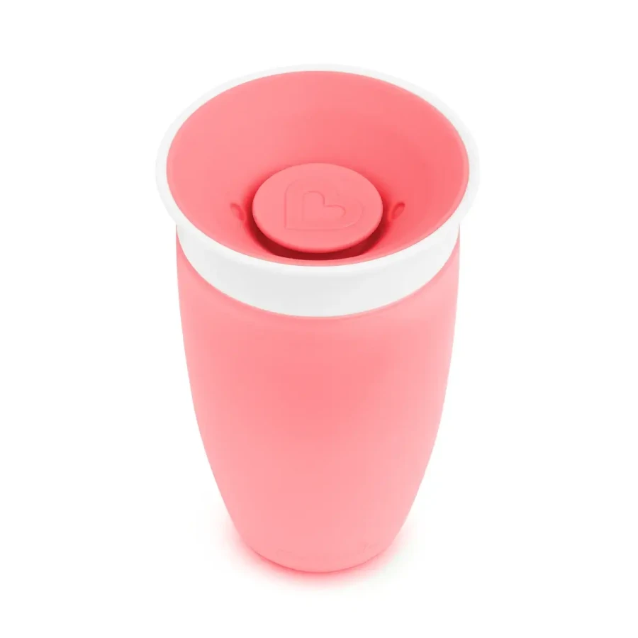 Kubek Miracle 360°, 296ml - różowy / Munchkin