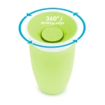 Kubek Miracle 360°, 296ml - zielony / Munchkin