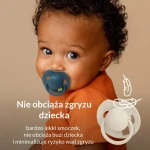 Smoczek silikonowy dynamiczny LOVI Prime, 2szt. - Coconut, Ivory / Lovi