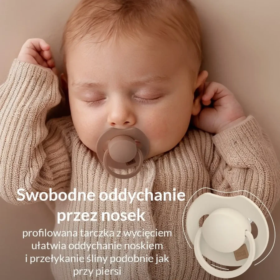 Smoczek silikonowy dynamiczny LOVI Prime, 2szt. - Coconut, Ivory / Lovi