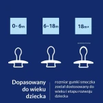 Smoczek silikonowy dynamiczny LOVI Prime, 2szt. - Coconut, Ivory / Lovi