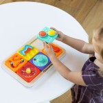 Sensoryczny Kwadrat. PlayTab. Piszczałki / Fat Brain Toys