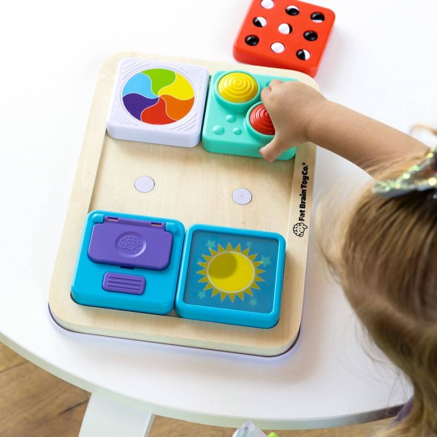 Sensoryczny Kwadrat. PlayTab. Piszczałki / Fat Brain Toys