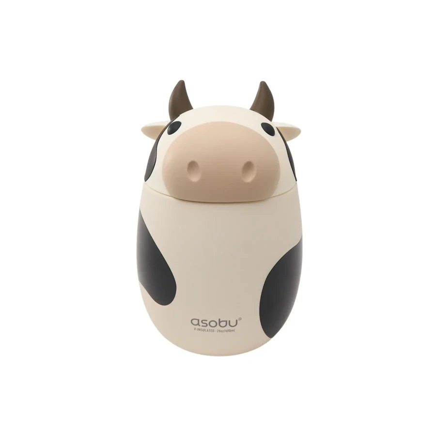 Termos na jedzenie Bestie, 600 ml - Krowa / Asobu