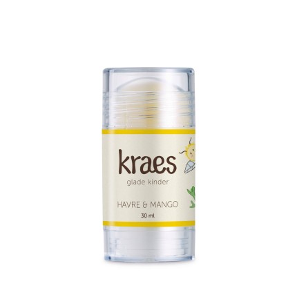 Naturalny sztyft ochronny do twarzy i ust Owies & Mango, 30ml / Kraes