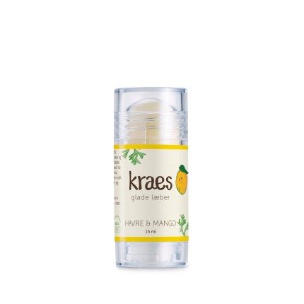Naturalna pomadka ochronna do ust Owies & Mango, 15ml / Kraes