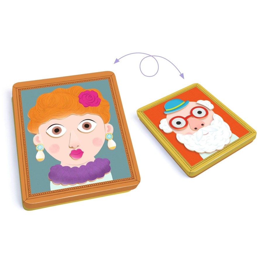 Magnetyczne puzzle Inzebox PORTRETY / Djeco