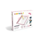 Podświetlany tablet do nauki pisania i rysowania KIDYDRAW-PRO - rózowy / Kidywolf