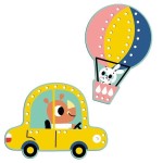 Walizka kreatywna - Nawlekanki / Auzou