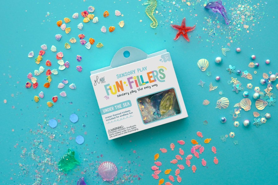 Wkład do słoików, figurki, brokaty i barwniki Fun Fillers - Sea / Glo Pals