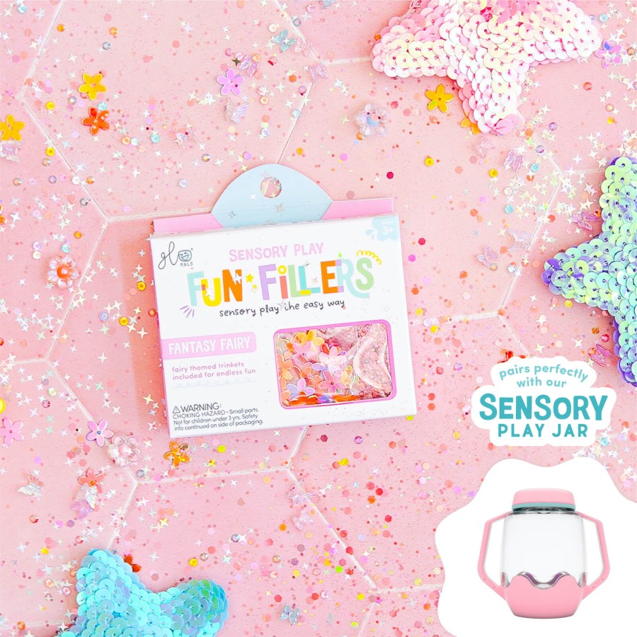 Wkład do słoików, figurki, brokaty i barwniki Fun Fillers - Fairy / Glo Pals