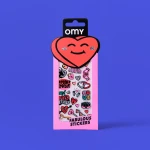 Odlotowe winylowe naklejki - ICONIC LOVE / OMY
