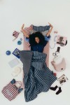 Komplet pościeli bawełnianej - STRIPES BLUE / La Millou