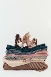 Komplet pościeli bawełnianej - STRIPES BROWN / La Millou