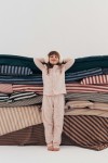 Komplet pościeli bawełnianej - STRIPES BROWN / La Millou
