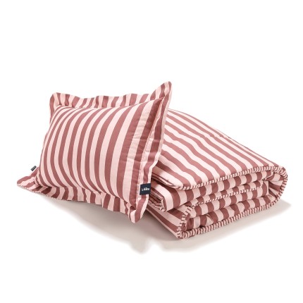 Komplet pościeli bawełnianej HYGGE - STRIPES PINK / La Millou