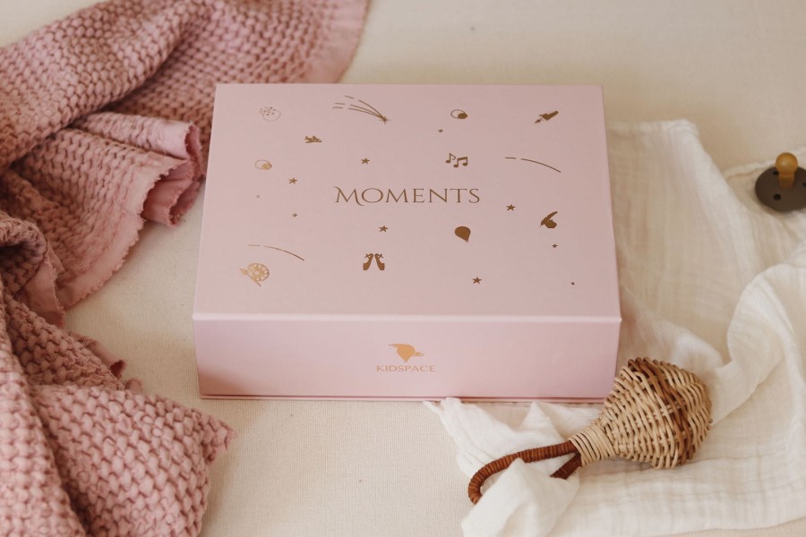 Różowe pudełko wspomnień - memory box / Kidspace