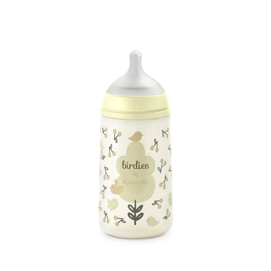 Butelka fizjologiczna SX Pro średni przepływ Birdies, 270ml - waniliowa / Suavinex
