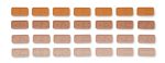 Zestaw domino Dodo - rose multi mix / Liewood