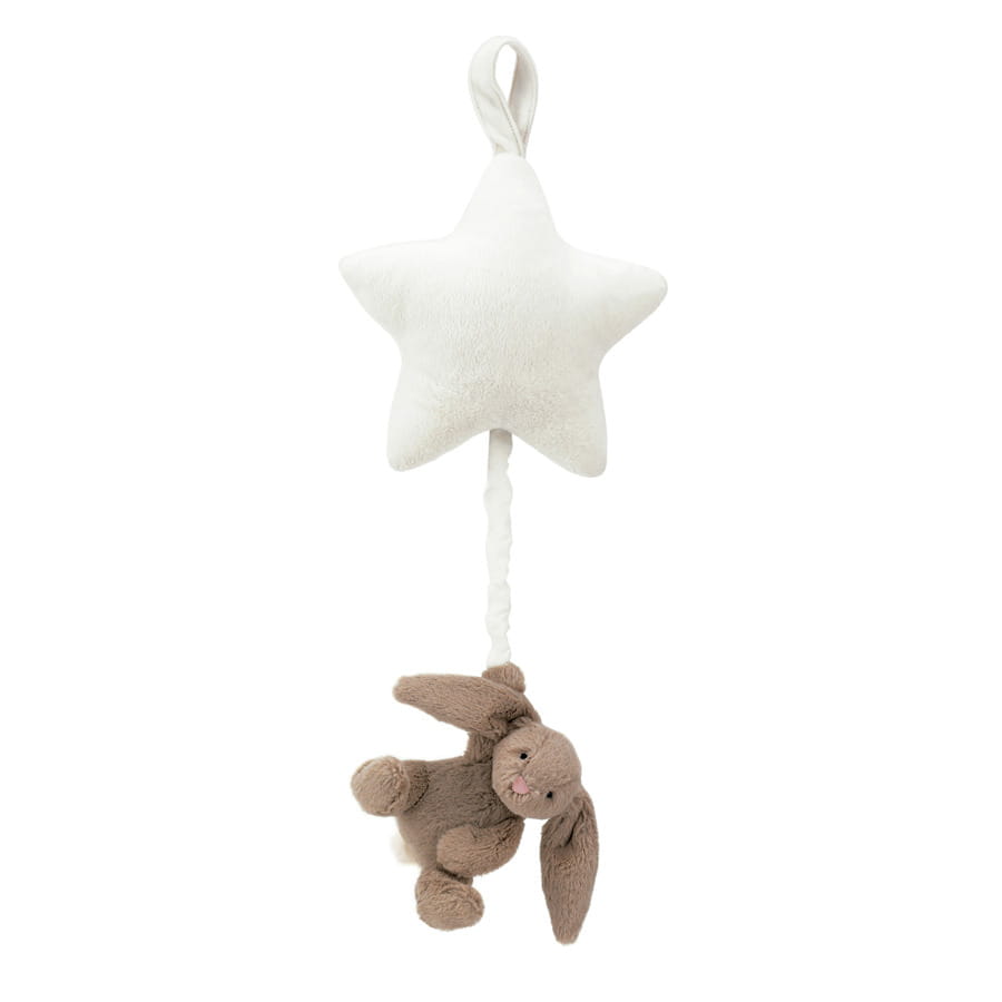 Jellycat Pozytywka gwiazdka z króliczkiem BEŻ 28cm