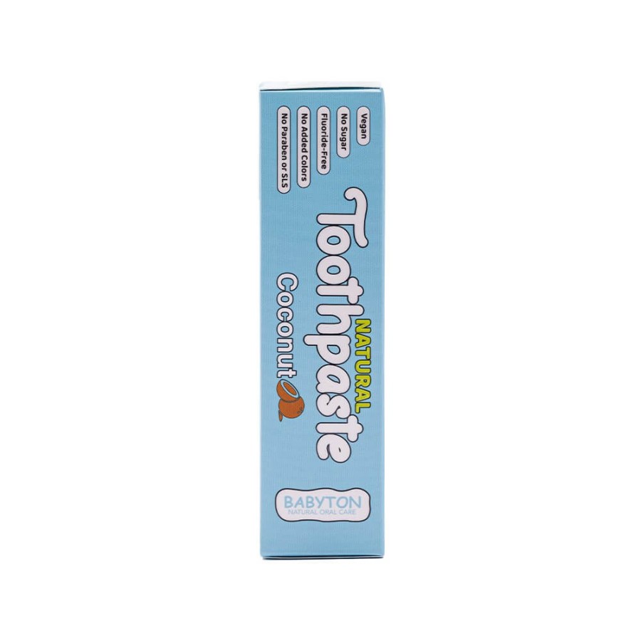 Naturalna pasta do zębów dla dzieci bez fluoru, 50g - kokosowa / Babyton