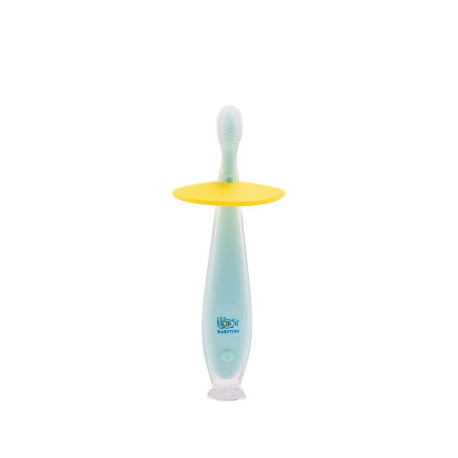 Silikonowa szczoteczka do zębów dla niemowląt, 6-24m / Babyton