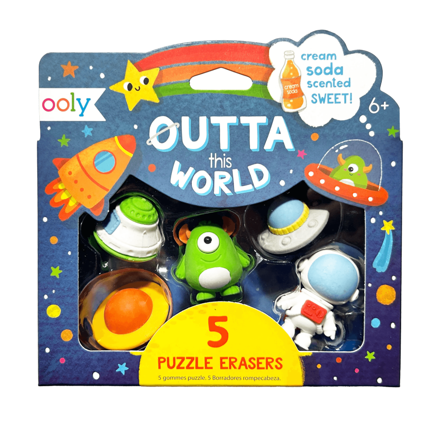 Pachnące Gumki do ścierania i składania - Kosmiczne Puzzle / Ooly