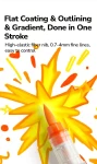 Markery akrylowe dwustronne 2w1 - 16 kolory / Mideer