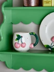 Kubek z kamionki Berrie - Rose / Bloomingville Mini